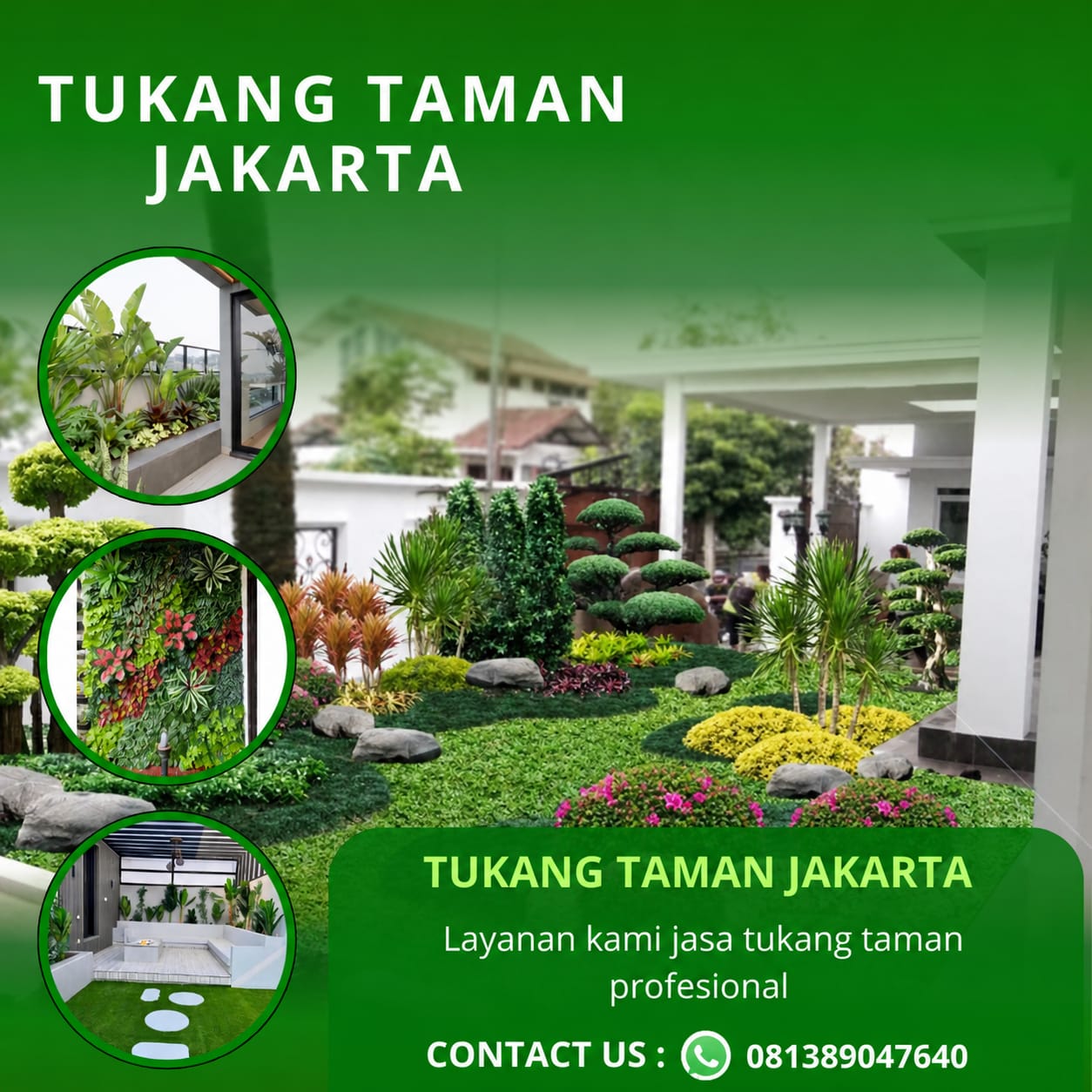 Tukang Taman Jakarta - Jasa Pembuatan Taman Jakarta
