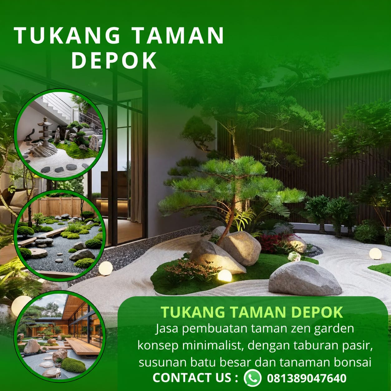 Tukang Taman Depok- Jasa Pembuatan Taman Depok