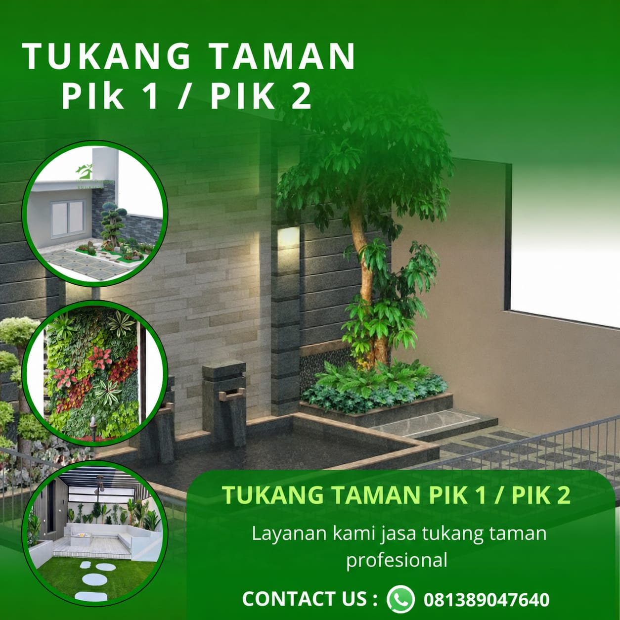 Tukang Taman Pik 1 - Jasa Tukang Taman Pik 1